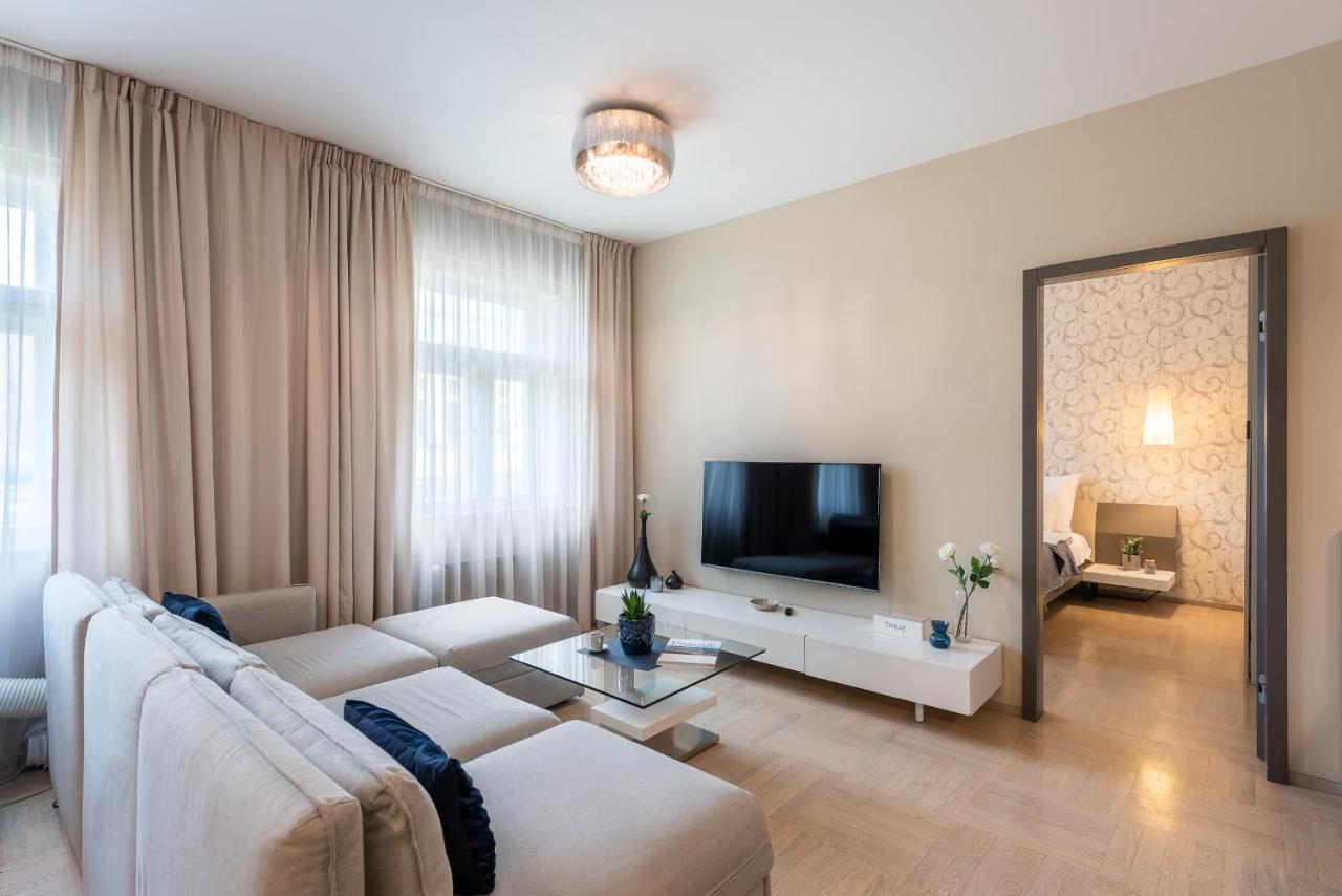 New Luxury Apt With Ac&Parking In The Center Of Prague Apartment Екстериор снимка